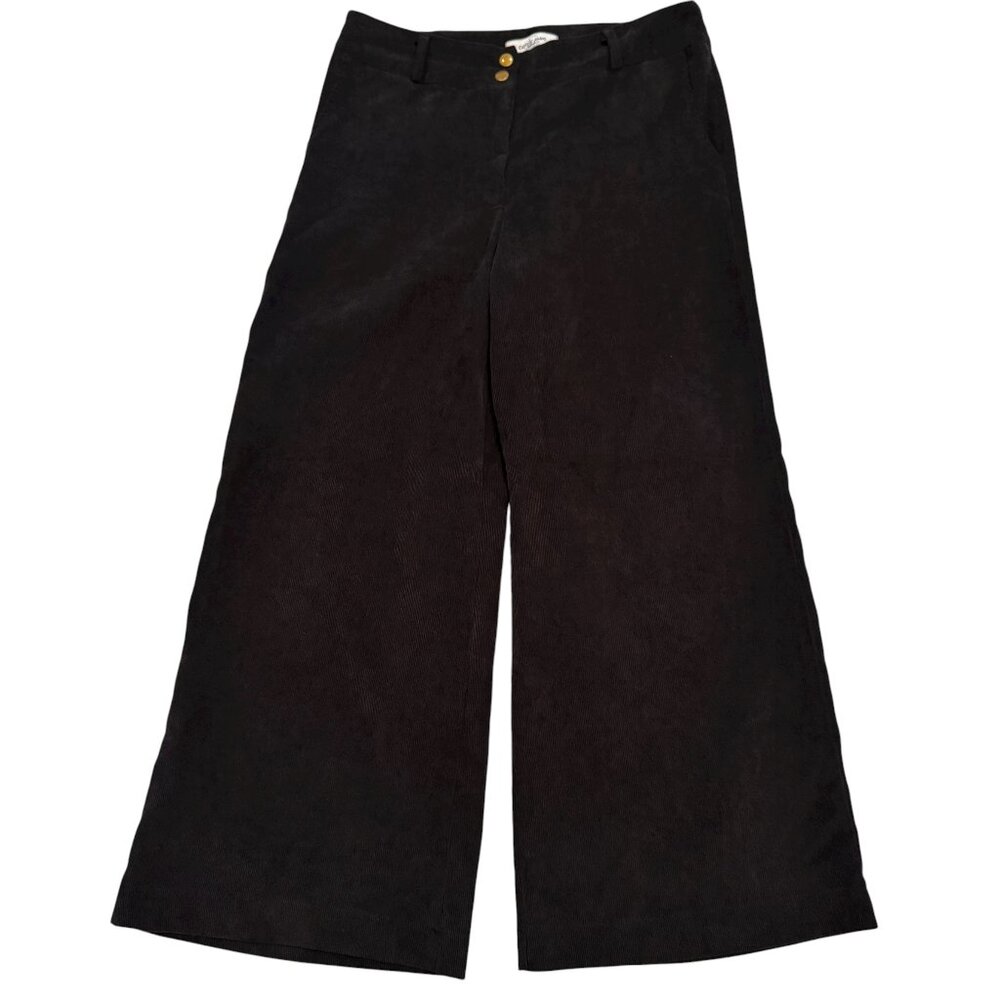 Carly Jean Los Angeles Marlowe Corduroy Pants – Black – Size Medium - Picture 3 of 10